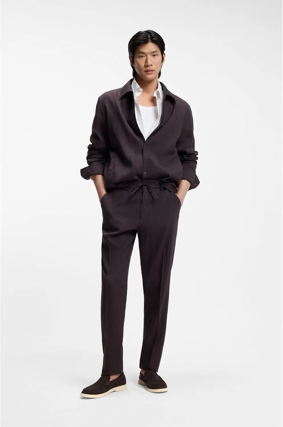 Лоферы Hugo BOSS Sienne, темно-коричневый — фото 2