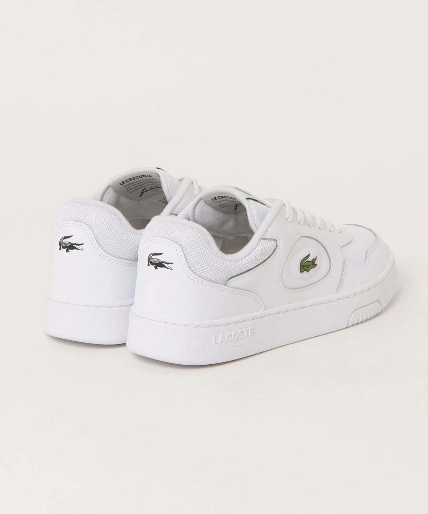 Мужские кроссовки LACOSTE LINESET 223 из натуральной кожи, белые — фото 2