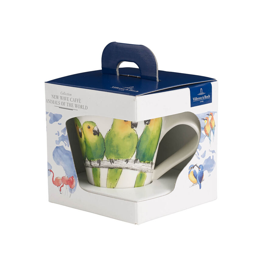 

NewWave Caffè Коричневая кружка Conure с ручкой (подарочная коробка) Villeroy & Boch, красочный