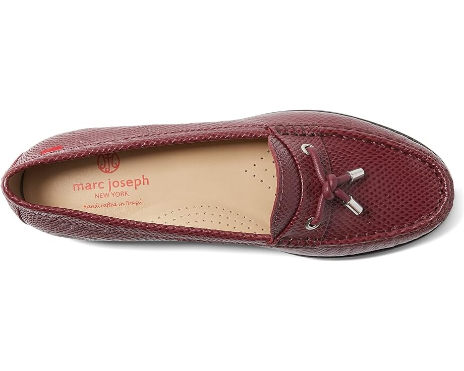 Лоферы Marc Joseph New York Jackson Street, цвет Merlot Embossed — фото 2
