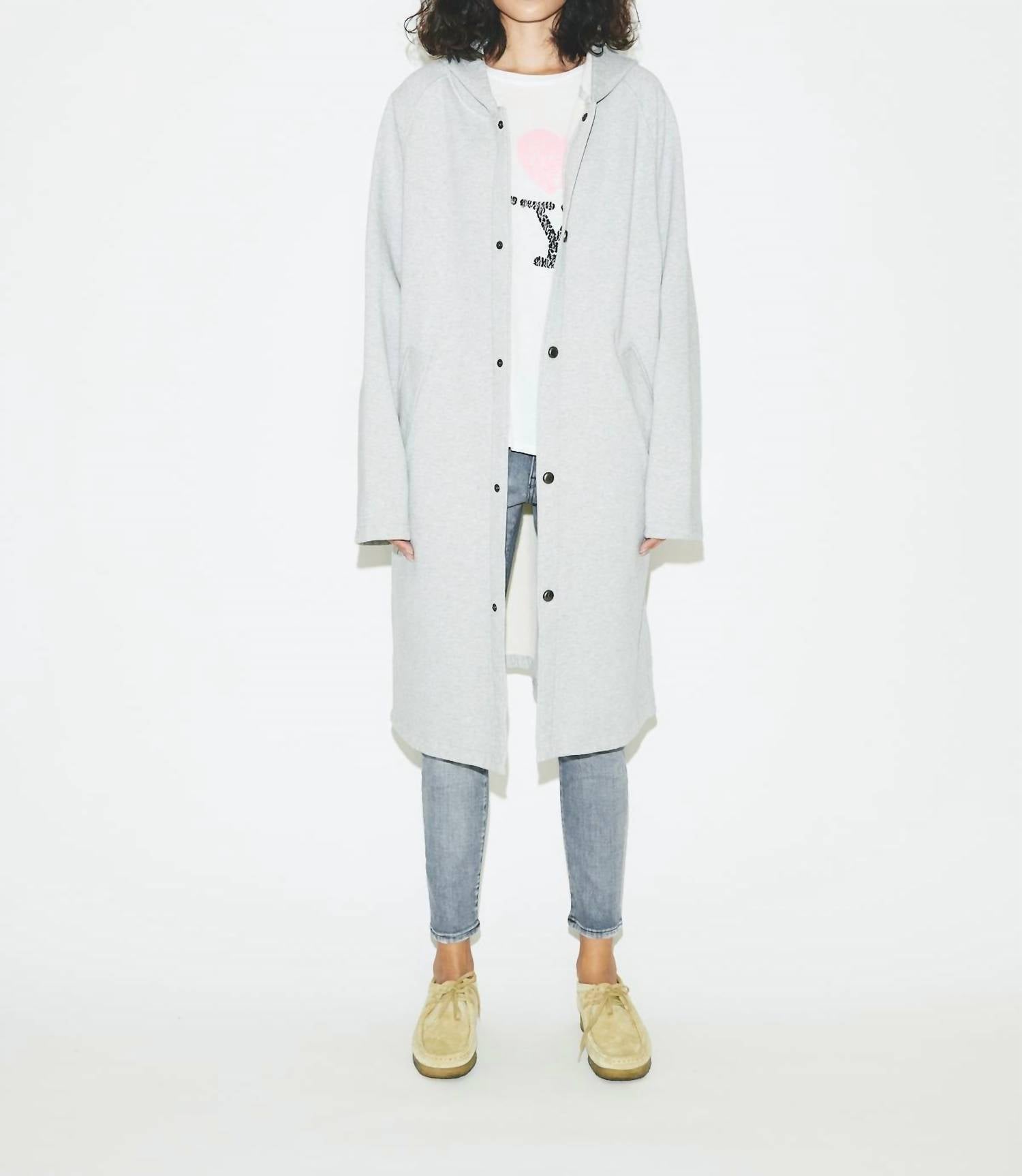 

Пальто Stadium в сером цвете 6397, цвет grey heather