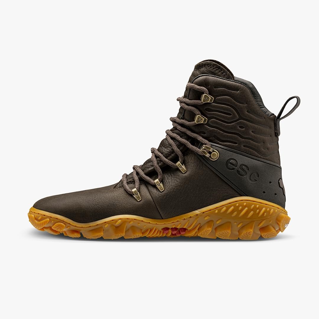 Мужские походные ботинки Vivobarefoot Tracker Forest Esc с подошвой типа босоножки, Bracken — фото 3