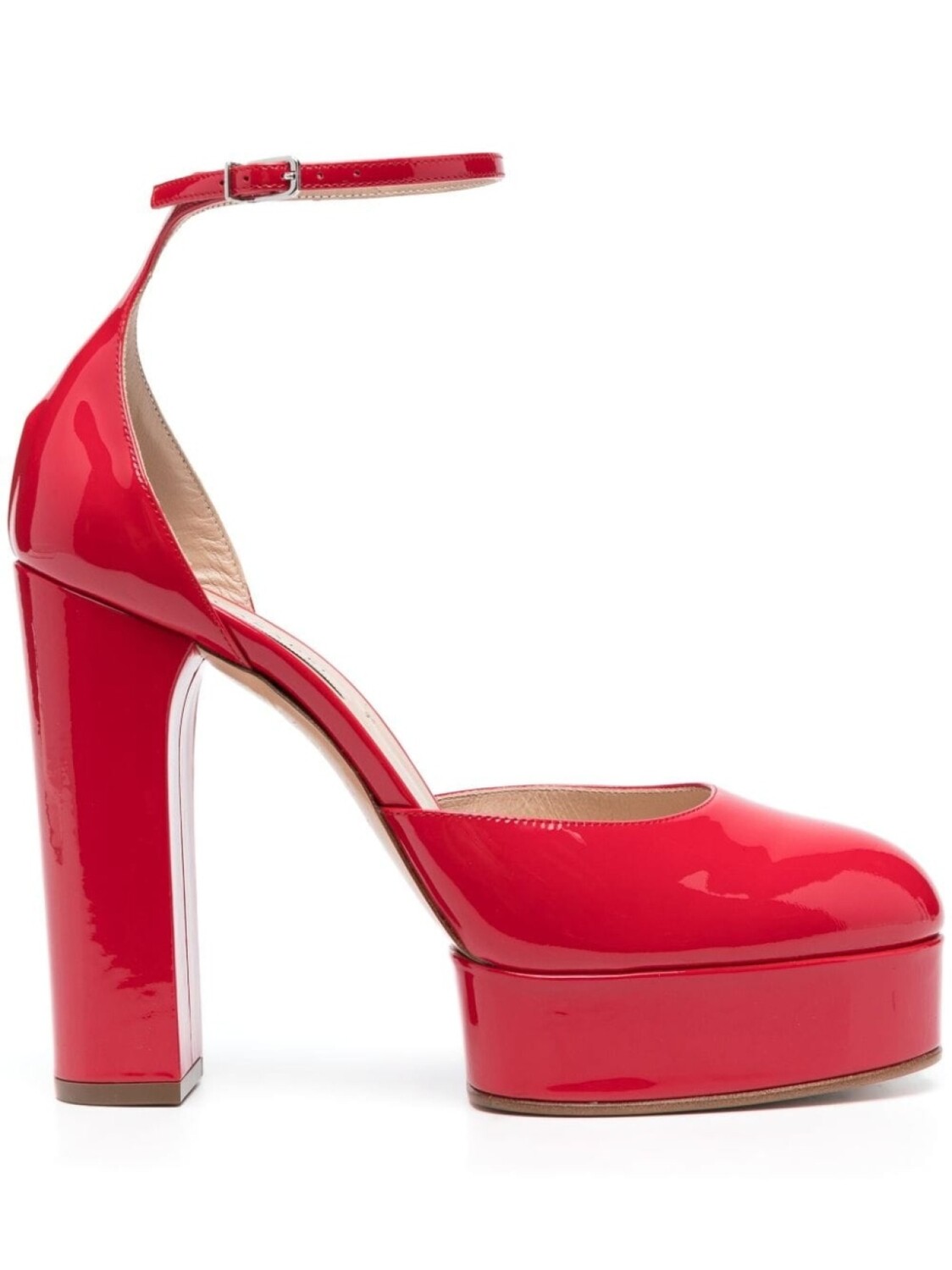 Casadei лакированные туфли на платформе, красный