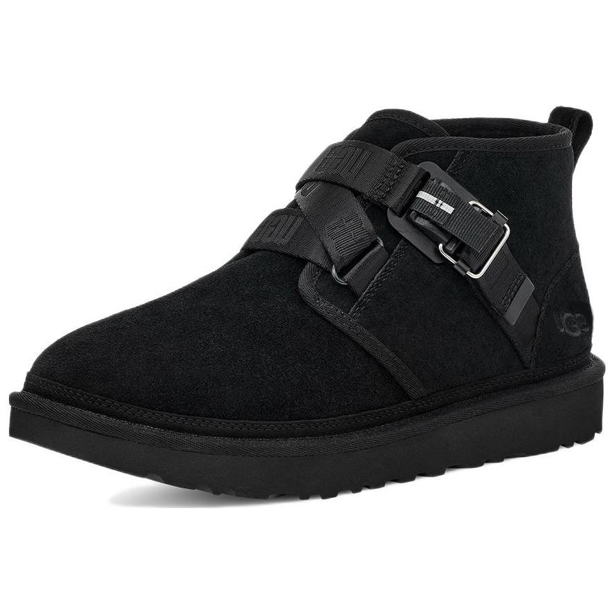 Мужские ботинки UGG Neumel Quickclick с декоративным ремешком, черный — фото 3
