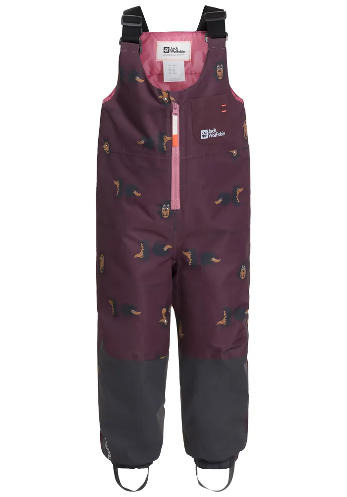 

Уличные брюки Jack Wolfskin "GEELY 2L INS PRINT BIB K", цвет Boysenberry-51