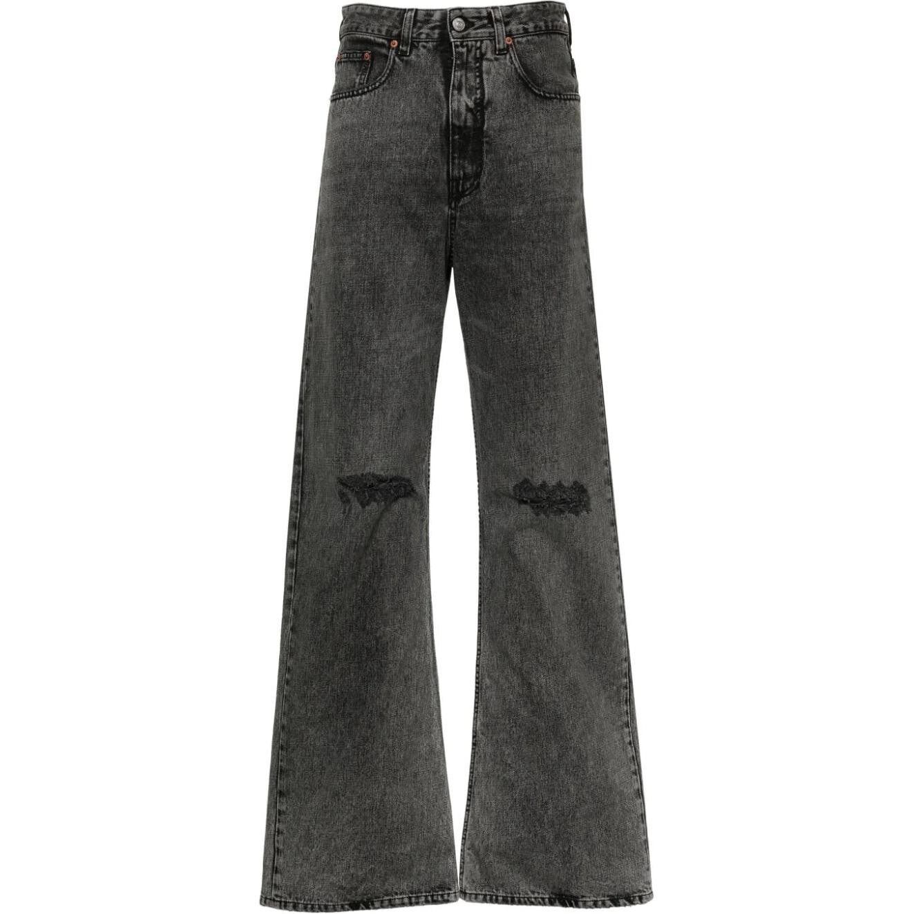 

Джинсы женские Mm6 Maison Margiela с потертостями, черный