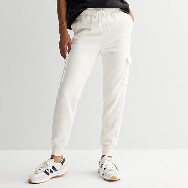 

Женские ультрамягкие карго-джоггеры из флиса Tek Gear, Ivory Tusk