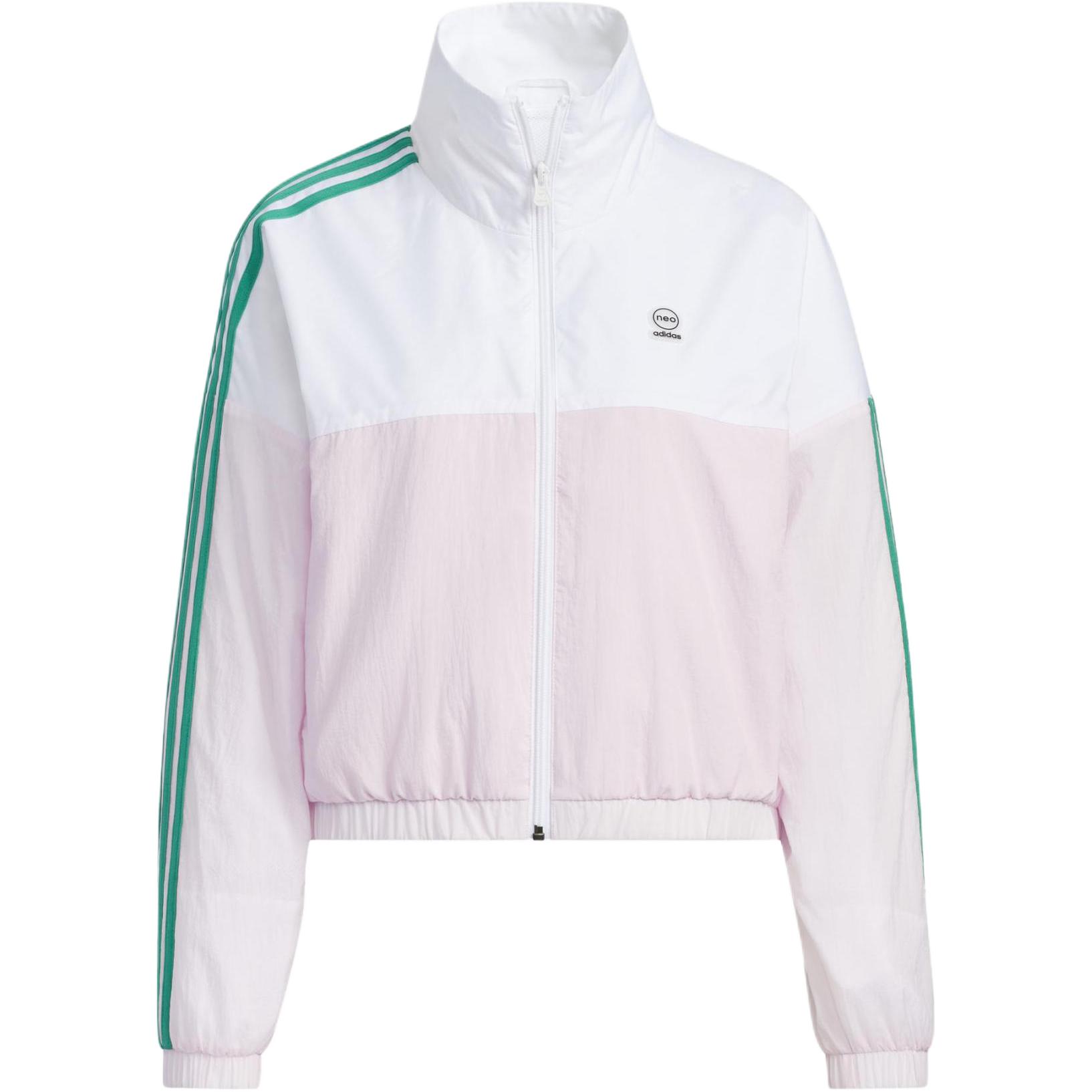 

Adidas Neo Женская куртка бело-розовая, White Pink
