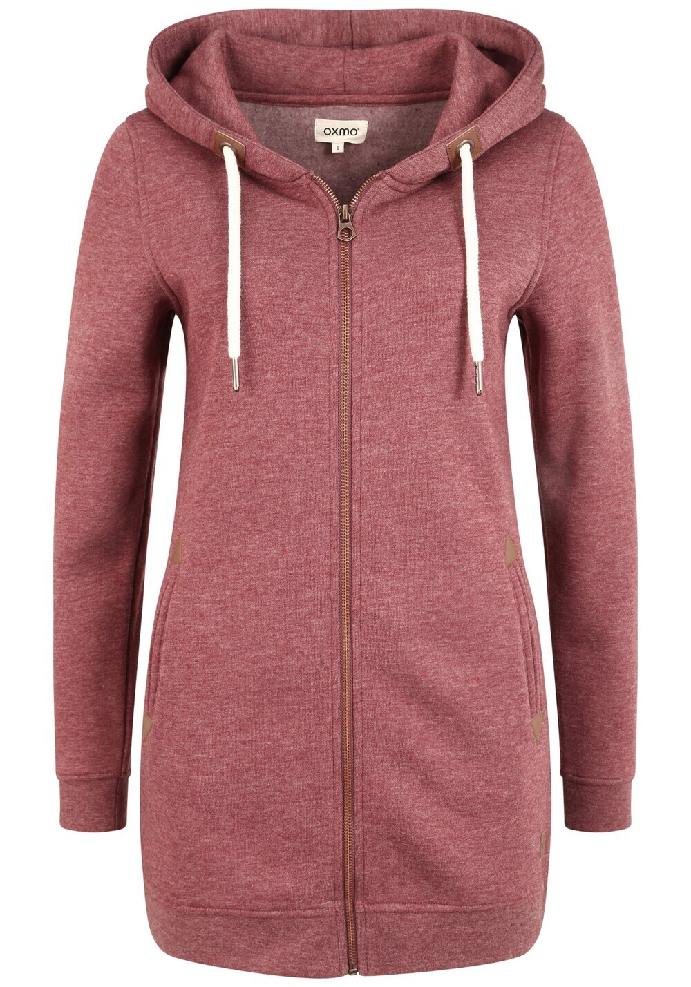 

Толстовка на молнии Oxmo Vicky Straight-Zip, красный