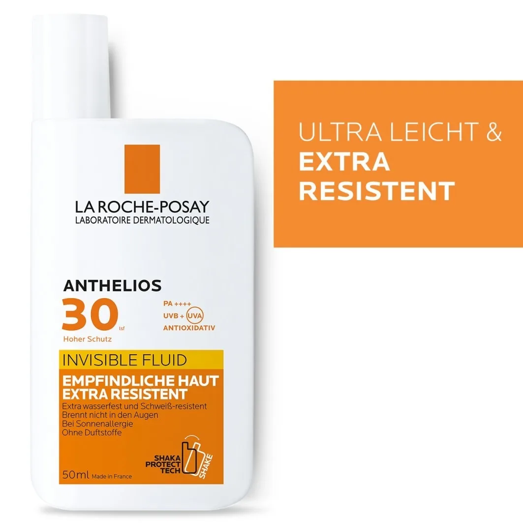 Солнцезащитный жидкий крем Anthelios Invisible Fluid SPF 30 La Roche Posay, 50 мл — фото 2