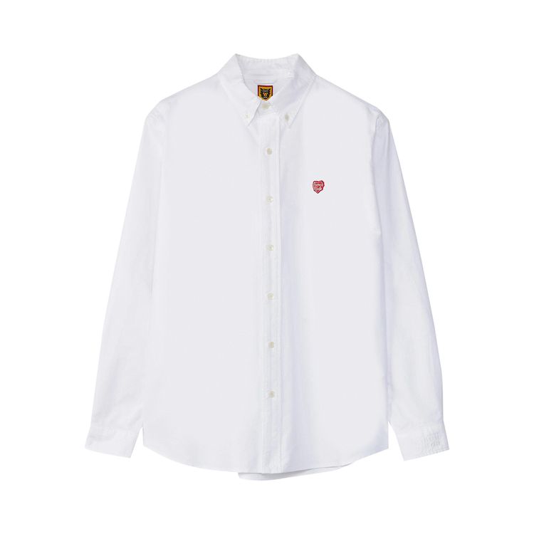 

Рубашка Human Made Oxford Button Down Shirt 'White', белый