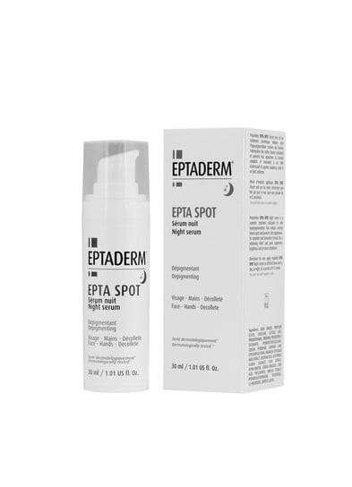 Сыворотка Eptaderm — Интенсивная ночная для кожи с пигментными пятнами, EPTA SPOT Night Serum, 30 мл — фото 2