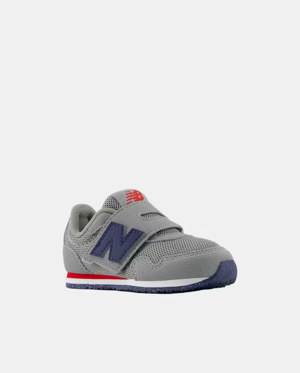 Детская повседневная кроссовка 323 на застежках-липучках Hook & Loop от New Balance, серый — фото 4