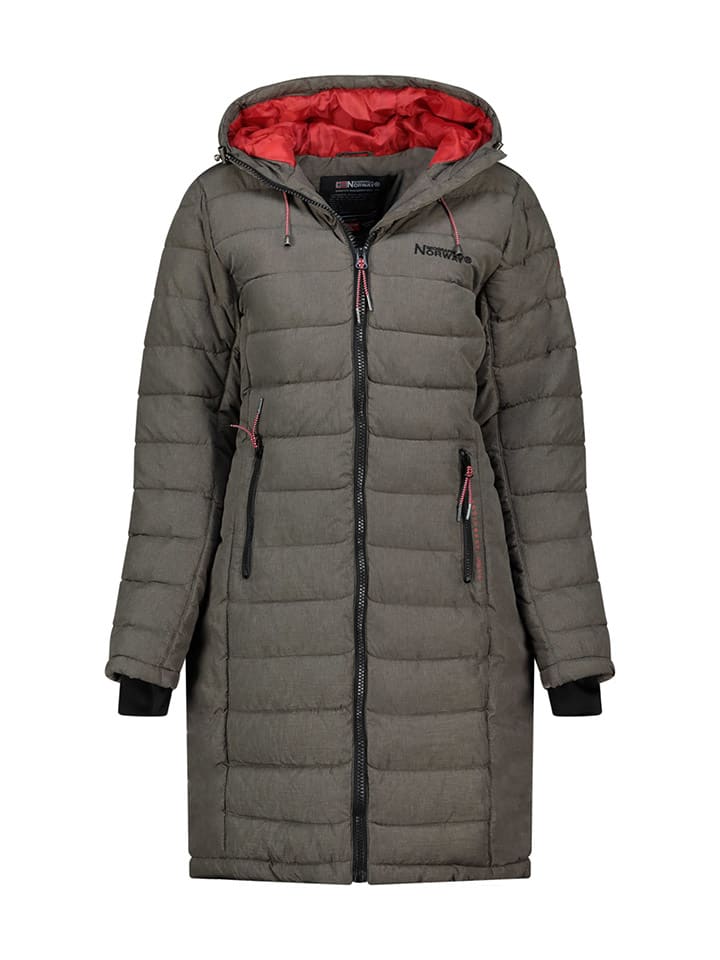 

Geographical Norway Стеганое пальто "Арома" цвета хаки