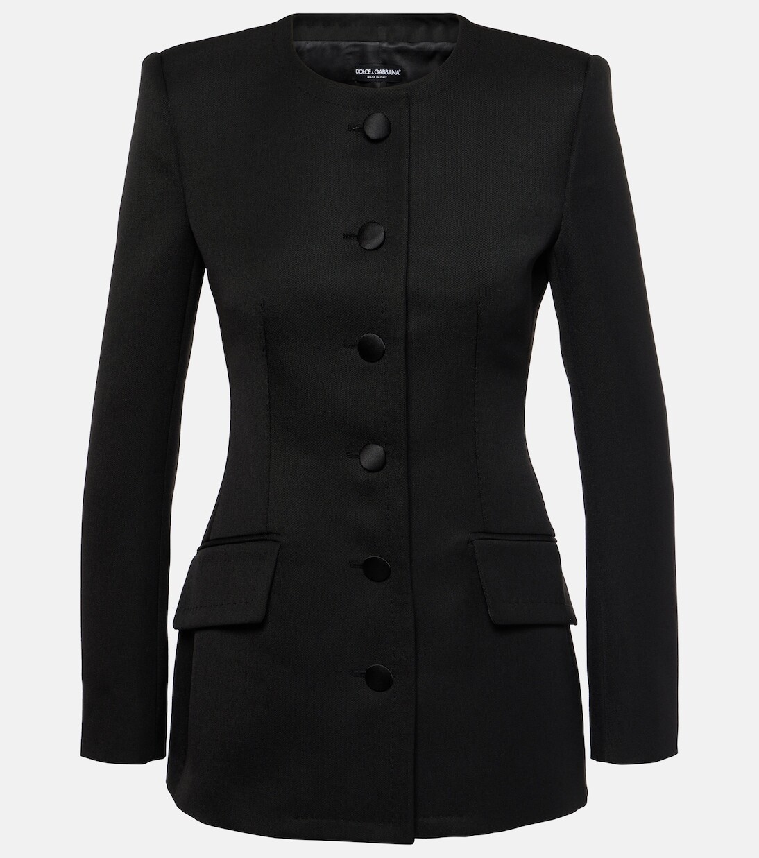 

Креповый пиджак Dolce&Gabbana, черный