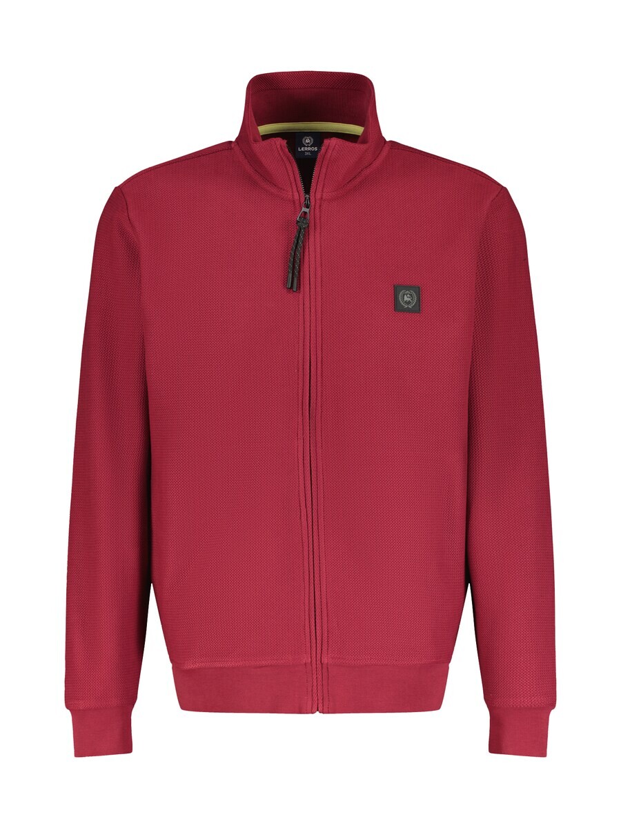 

Куртка на молнии LERROS Zip-Up Hoodie, темно-красный