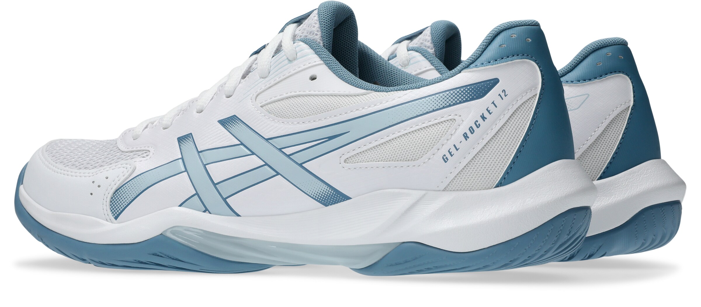 ASICS Белые кроссовки — фото 3