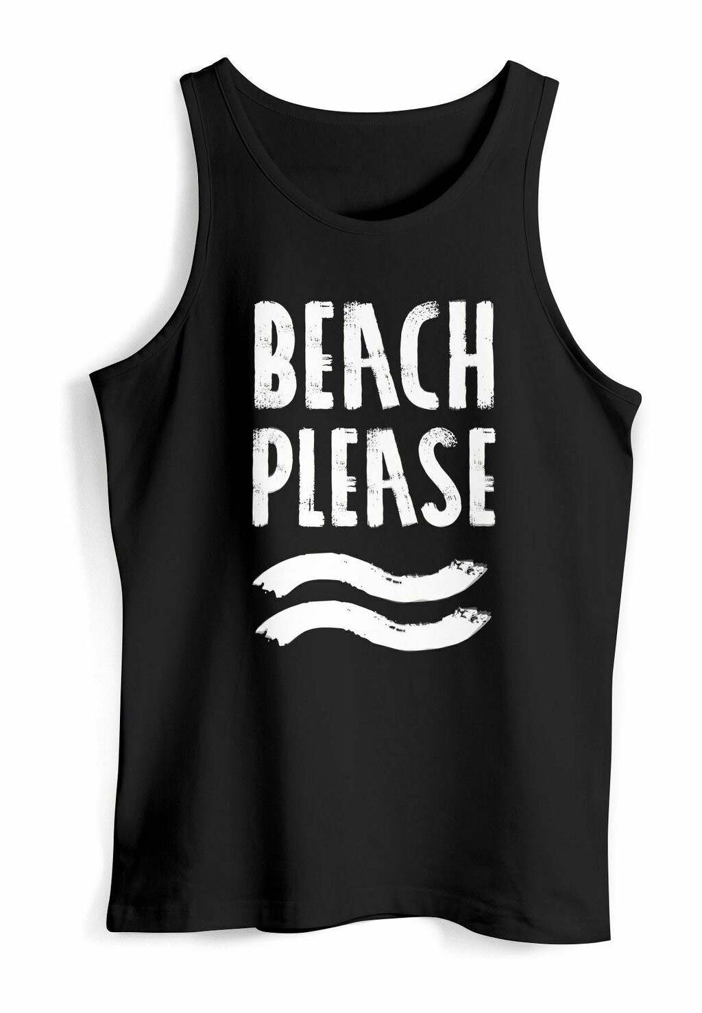 

Топ TANK BEACH PLEASE MUSKEL MUSCLE NEVERLESS® Neverless, черный