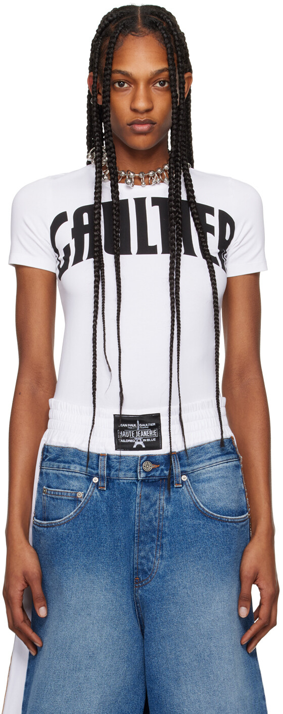 

Белая футболка «The Gaultier» Jean Paul Gaultier