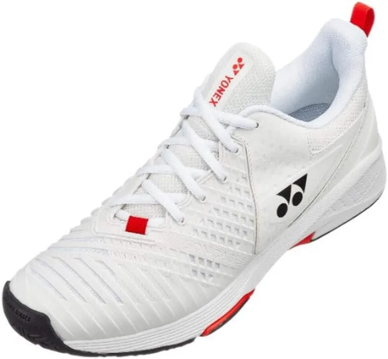Мужские теннисные кроссовки YONEX Sonicage 3, черные, цвета салата — фото 2