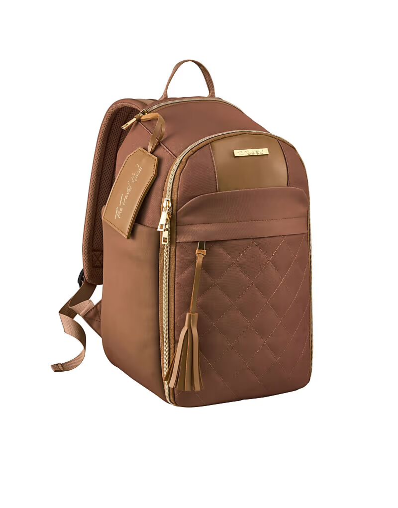 

Сумка-переноска Travel Hack для ручной клади, под сиденье, 40x20x25 см, цвет мокко Cabin Max