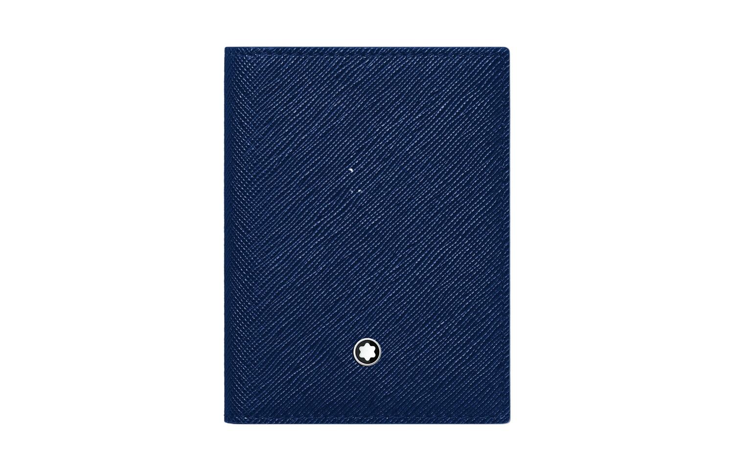 

MONTBLANC Кожаный визитник мужской Midnight Blue
