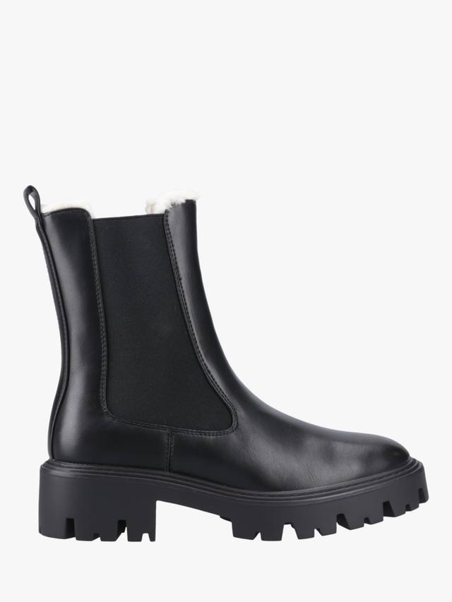 Ботинки Betty-9 с подкладкой и квадратным каблуком ONLY, Black