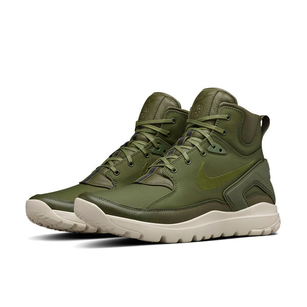 Кроссовки lab x stone island koth ultra mid 'rough green' Nike, зеленый — фото 3