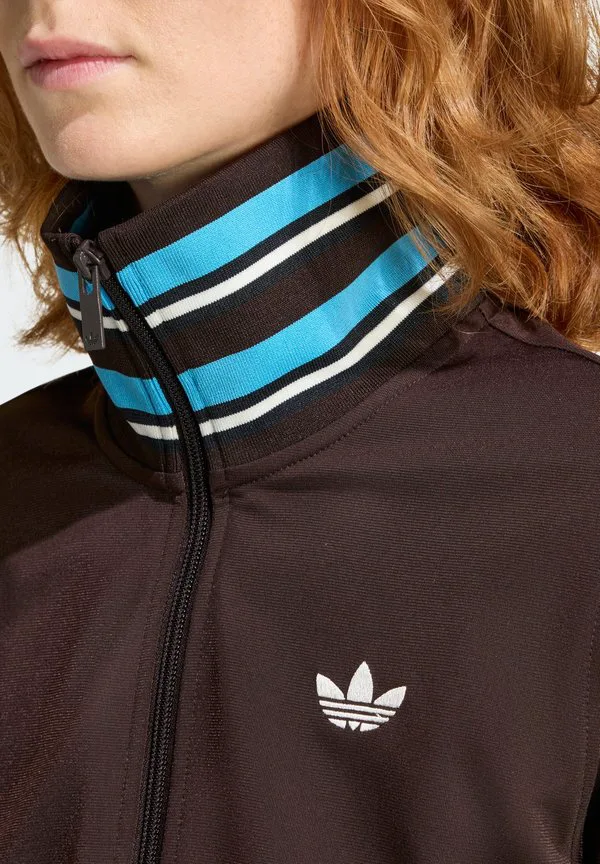 Винтажная толстовка на молнии Adidas Originals, Aurora Coffee — фото 3