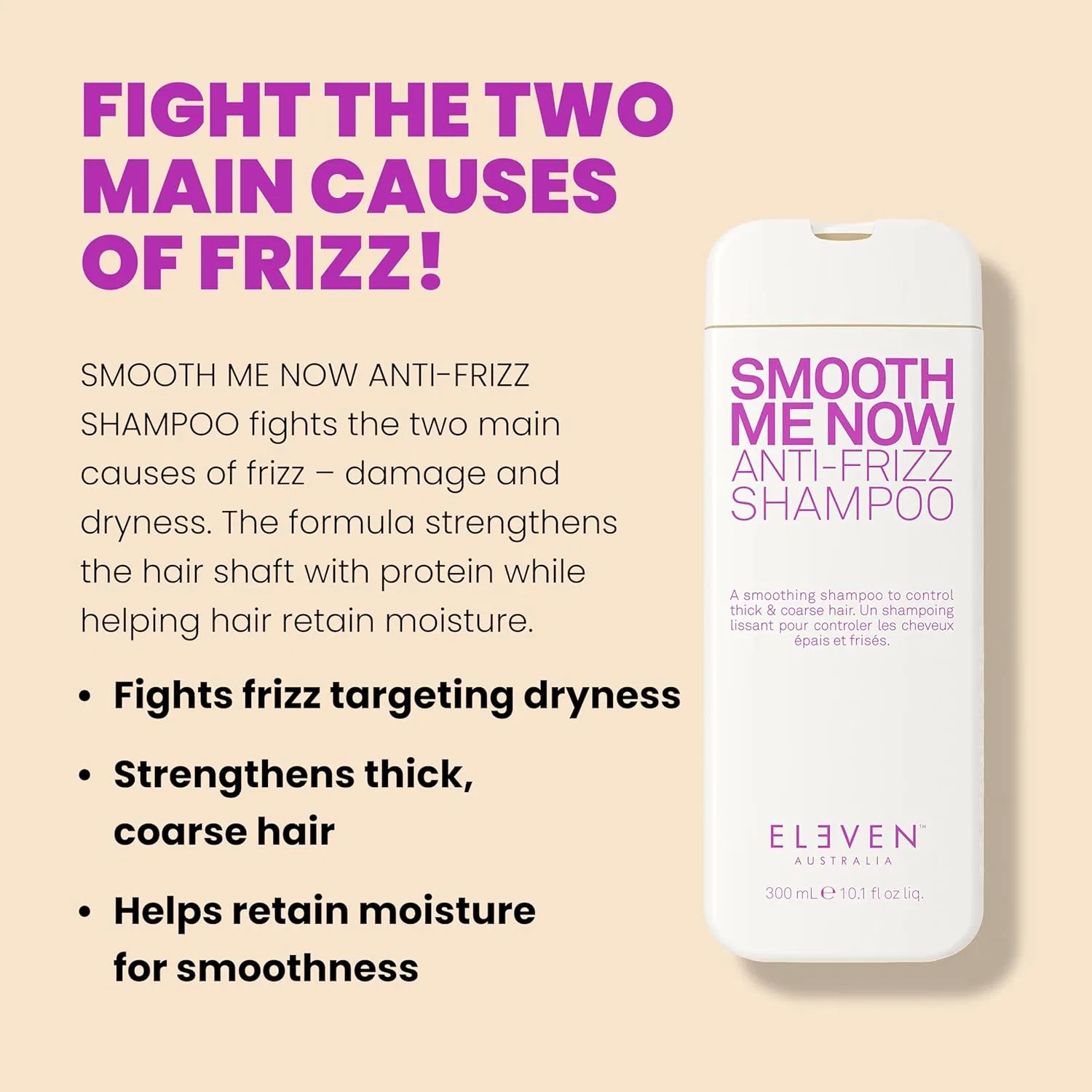 Шампунь против пушистости «Smooth Me Now Anti-Frizz» от ELEVEN AUSTRALIA Eleven Australia — фото 2
