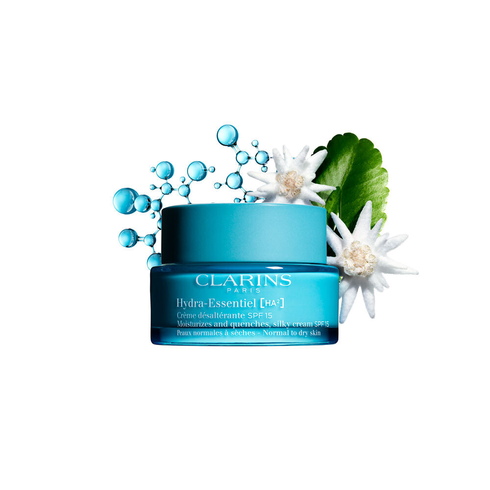 Крем для лица Clarins — Увлажняющий для ухода за лицом Hydra essentiel crema hidratante spf15, 50 мл — фото 2