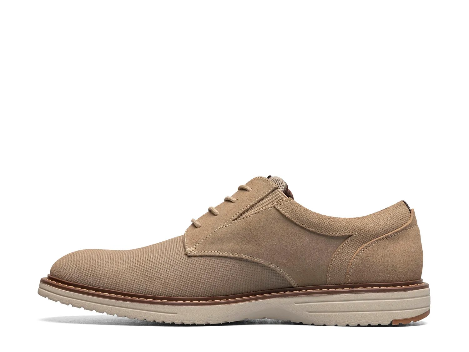 Оксфорды Nunn Bush Griff Suede Plain Toe Oxford, серо-коричневый — фото 3