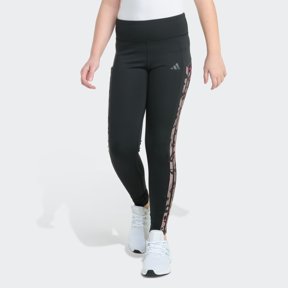 

Леггинсы Adidas Detached Waistband Cell Phone Pocket 3-Stripe Legging, черный
