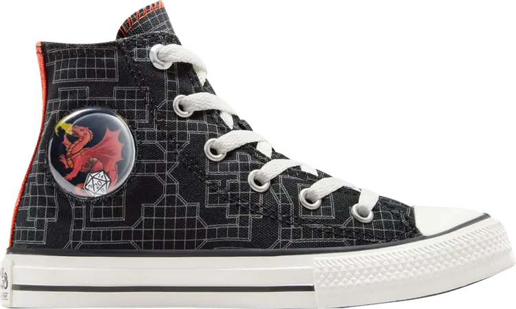 

Кроссовки Dungeons & Dragons x Chuck Taylor All Star High PS 'D20 Dice', черный