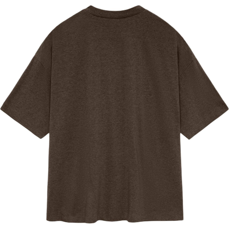 Футболка Fear of God Essentials SS24 T-shirt 'Heather Wood', коричневый — фото 2