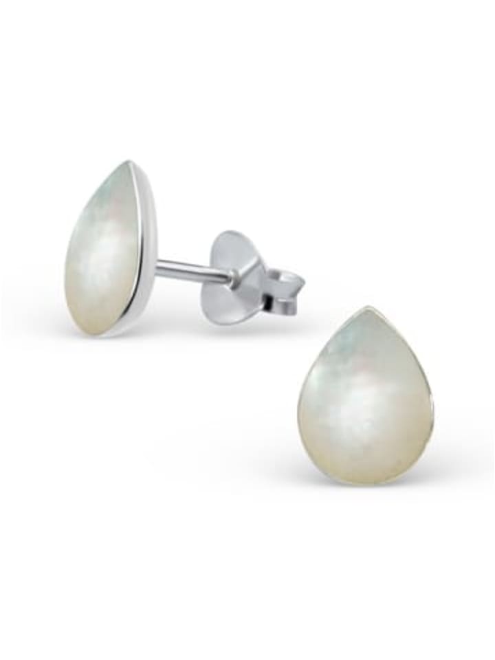 

Alexander York Серьги-гвоздики с подвесками из белых жемчужин в форме ракушек, изготовленные из серебра 925 пробы, комплект из 2 штук