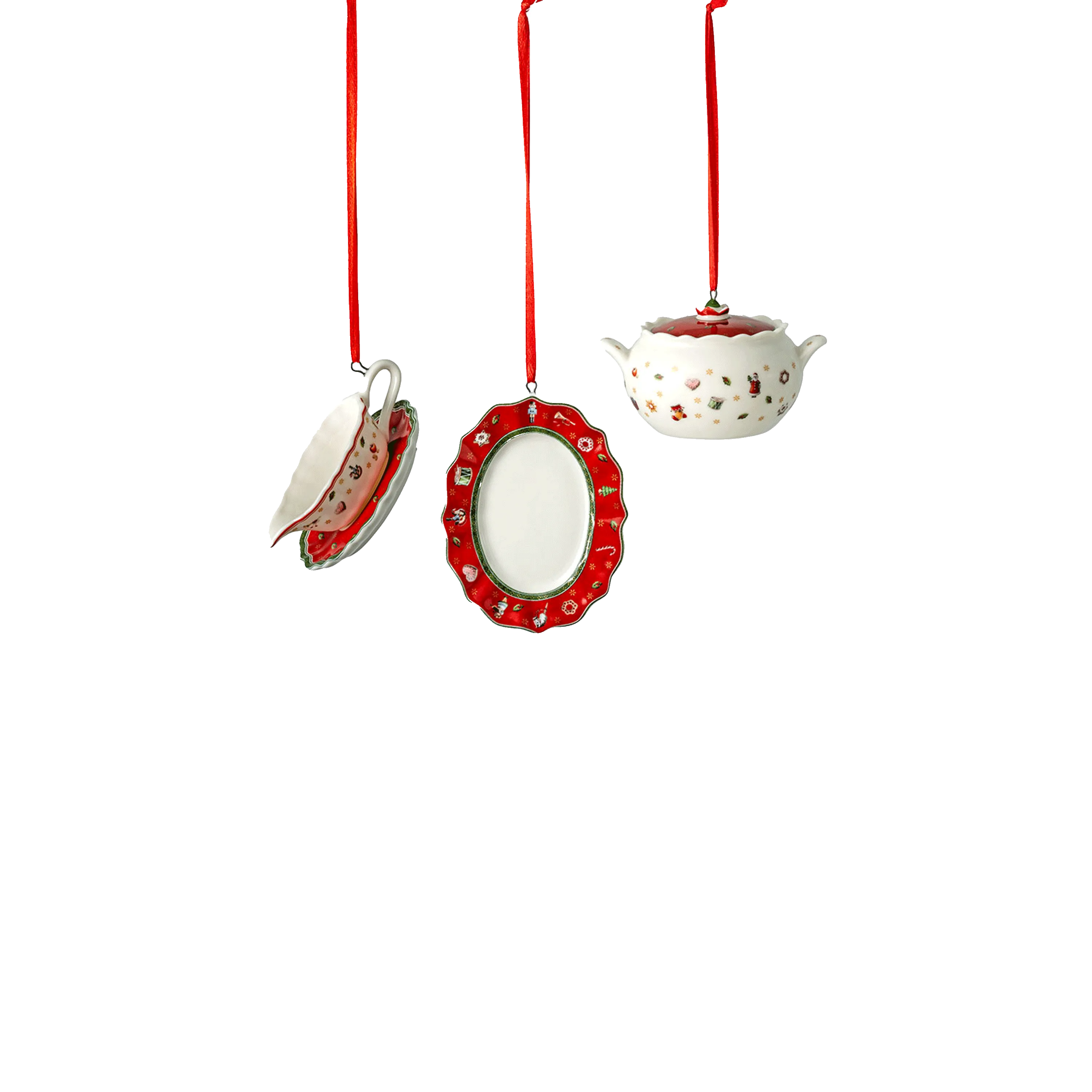 

Сервировочная тарелка Toy's Delight Villeroy & Boch, красно-белый