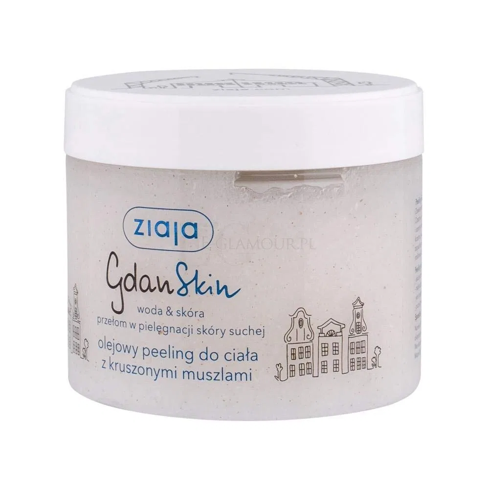 Масляный пилинг для тела Ziaja Gdanskin с измельченными ракушками Ziaja, Oil Body Scrub With Shells
