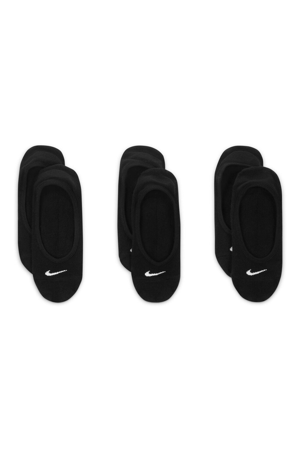 Легкие тренировочные носки на каждый день 3 пары Nike, черный — фото 3