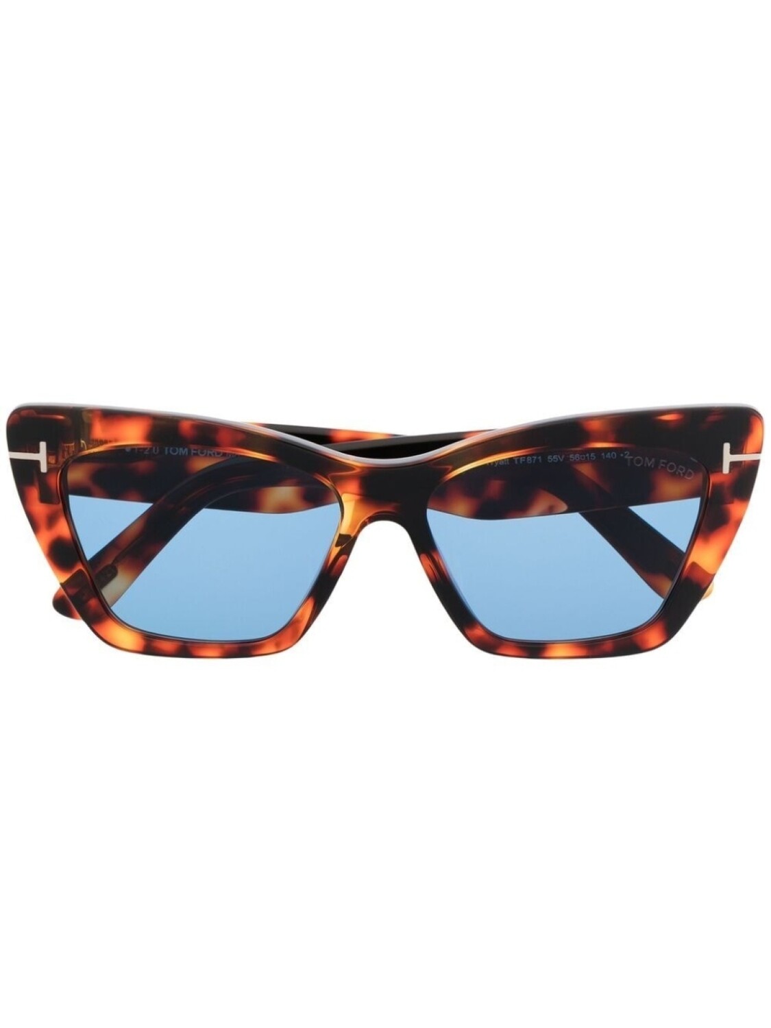 

Солнцезащитные очки Whyatt в оправе 'бабочка' TOM FORD Eyewear, коричневый