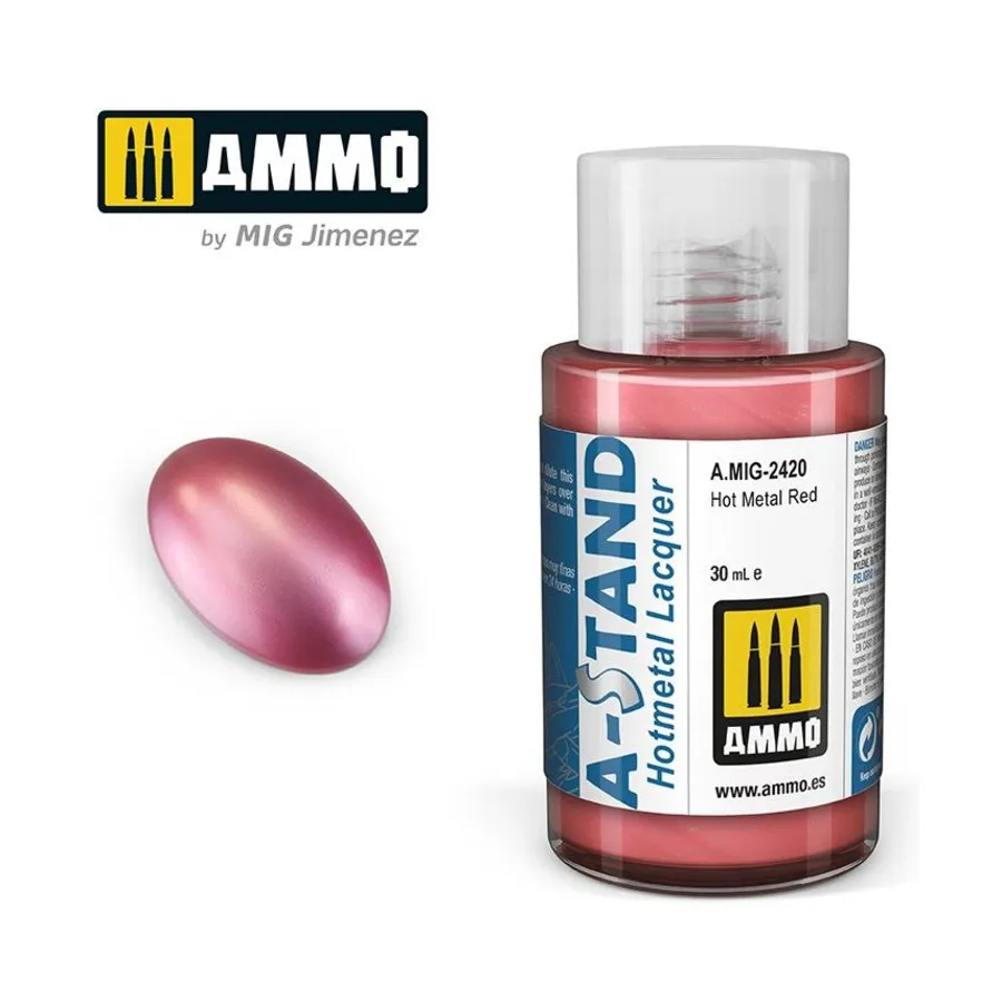 

Горячий Металл Красный, A-Stand - Lacquer