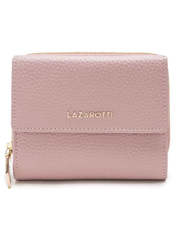 

Кошелек Lazarotti Bologna Leather Leder 12 cm, розовый