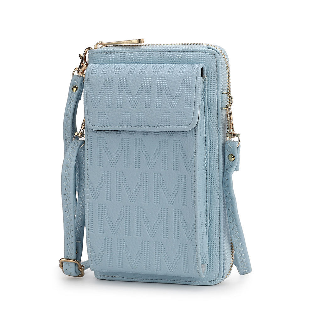 

Женский кошелек для телефона Caddy Vegan Leather сумка через плечо MKF Collection By Mia K., светло-голубой, Синий, Женский кошелек для телефона Caddy Vegan Leather сумка через плечо MKF Collection By Mia K., светло-голубой