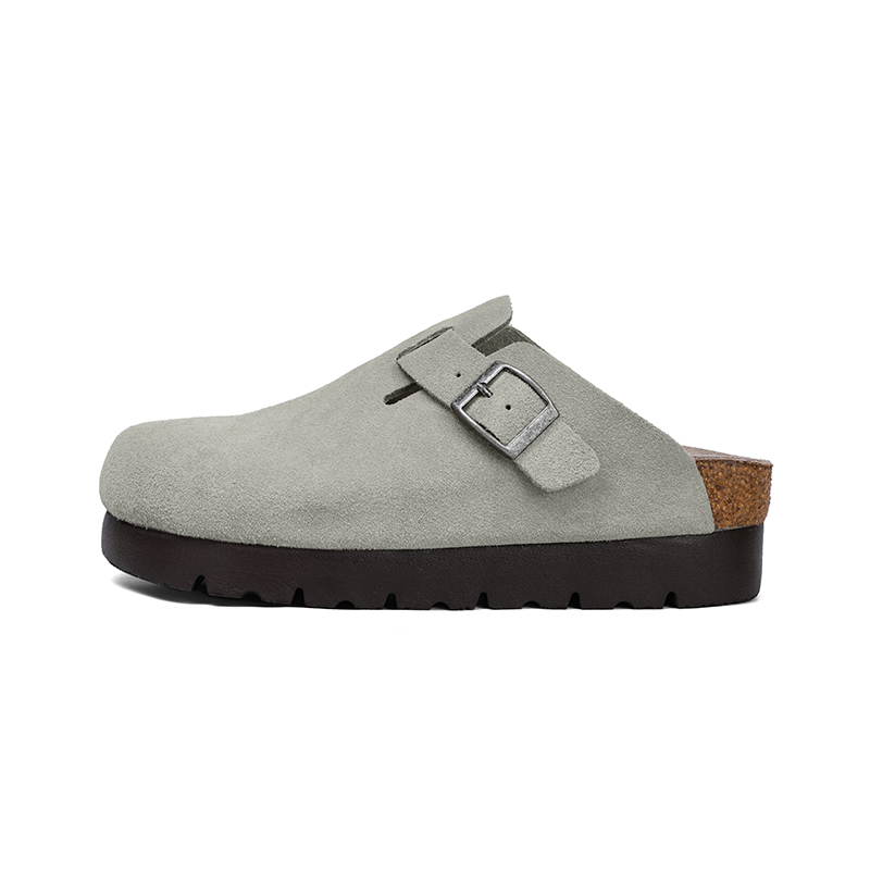 ASFVLT SNEAKERS Кроссовки женские с пробковой подошвой бесшумные устойчивые к истиранию противоскользящие закрытый нос светло-хаки, цвет Light Khaki