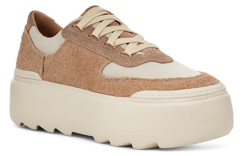 Туфли на платформе женские низкие песочные Ugg — фото 3