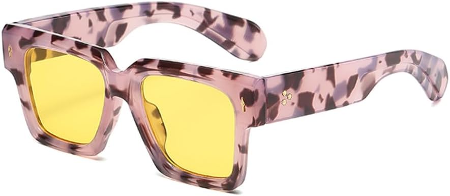 

Солнцезащитные очки с большой оправой UV400, металлические заклепки, для мужчин и женщин, для занятий спортом на открытом воздухе, бега и путешествий Generic, Hawksbill Yellow