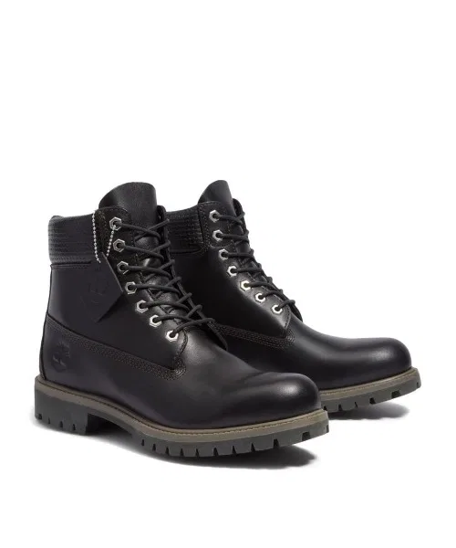 Ботинки Premium 6-Inch Waterproof Timberland с утеплителем 400 г, чёрные