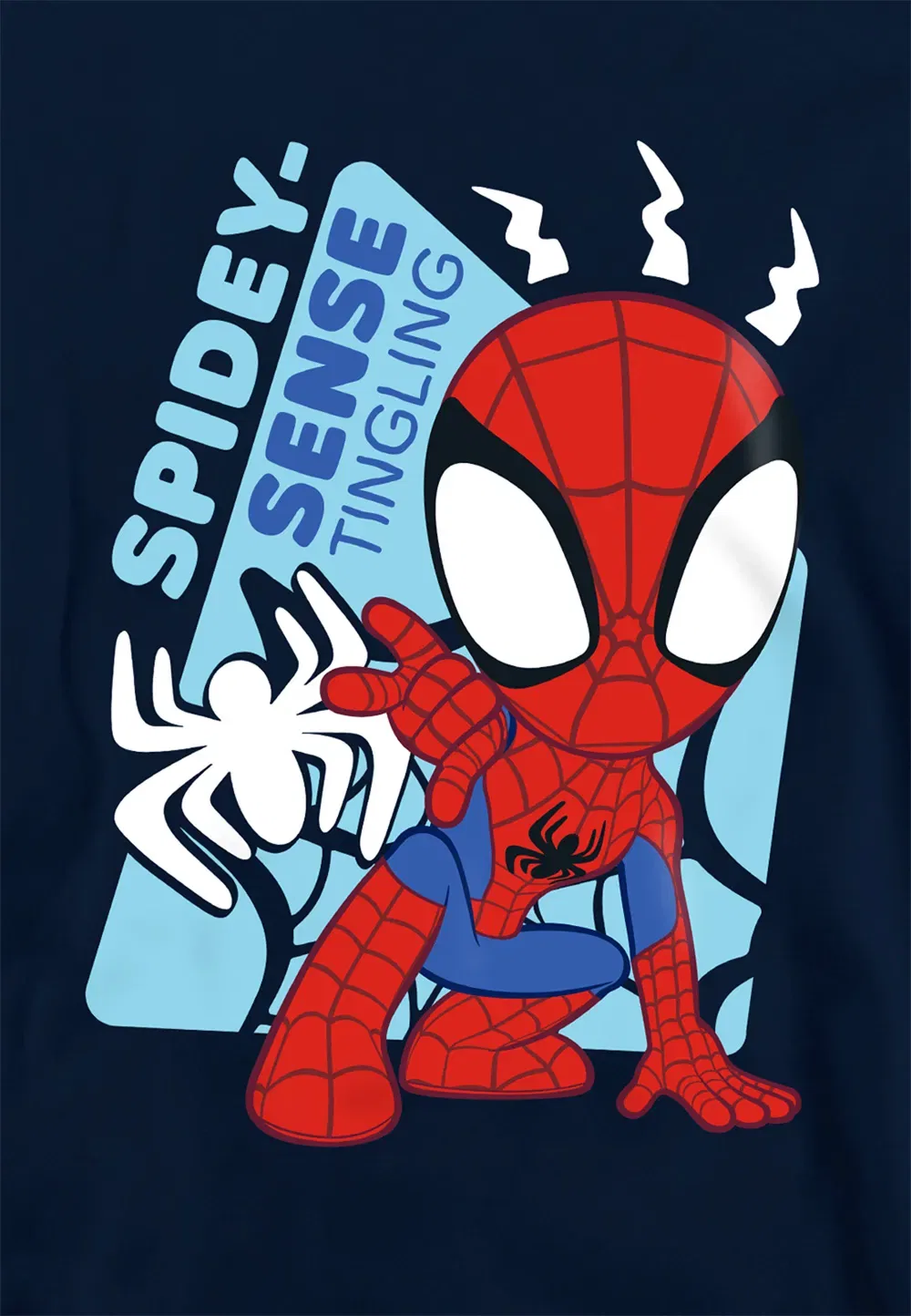 Детская худи Spidey Senses Marvel, темно-синий — фото 2