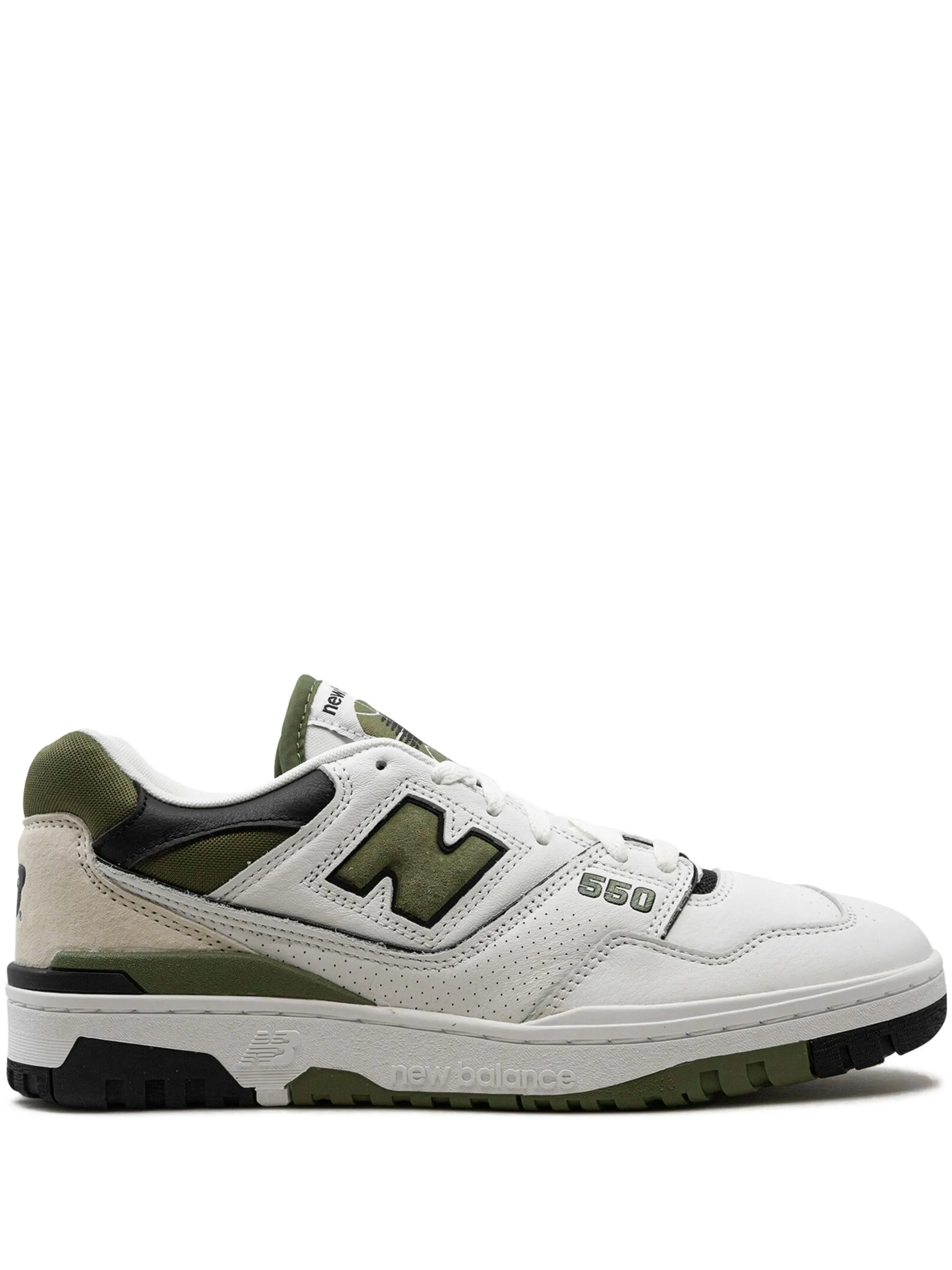 

Кроссовки 550 White/Dark Olive New Balance, белый