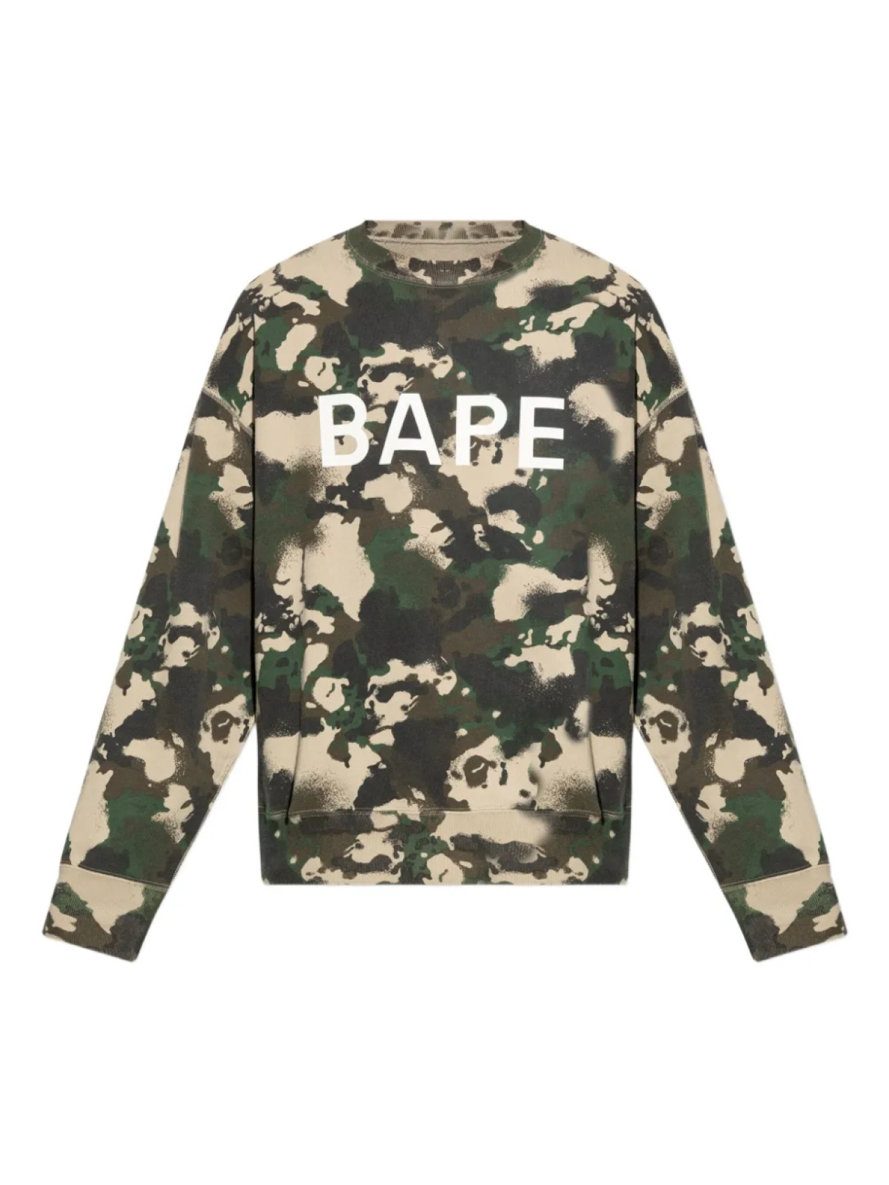 

Толстовка с камуфляжным принтом BATHING APE A Bathing Ape, зеленый